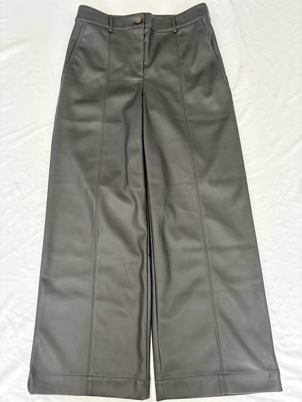 LOFT Wide-Leg Faux Leather Pants